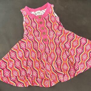 Wildflowers Sleeveless Dress with Floral Pattern
